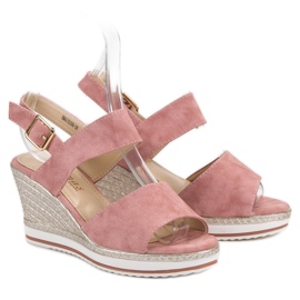SHELOVET Sandales rose clair 1 SHELOVET Sandales rose clair 1