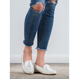 Anesia Paris Mocassins confortables blanc 2