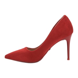 Jumex Talons en daim rouge 4