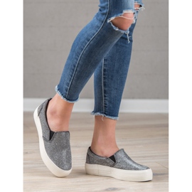 SHELOVET Slipons décontractés gris 1