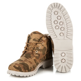 Ideal Shoes Trappeur de cheville basse multicolore 1