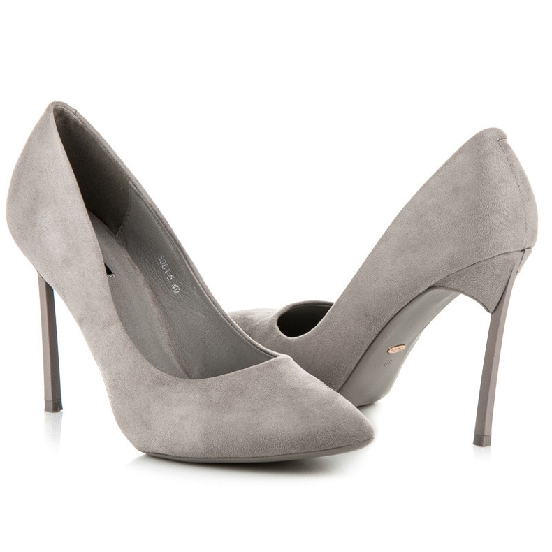 VICES en daim gris 1