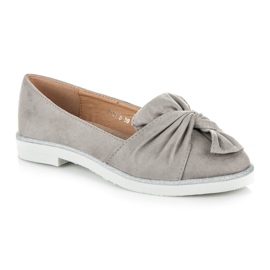 Vices Chaussures en daim avec décorations scintillantes gris 3