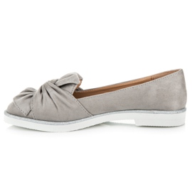 Vices Chaussures en daim avec décorations scintillantes gris 4