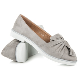 Vices Chaussures en daim avec décorations scintillantes gris 5