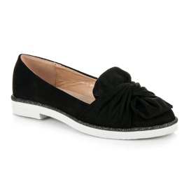 Vices Chaussures en daim avec décorations scintillantes le noir 2