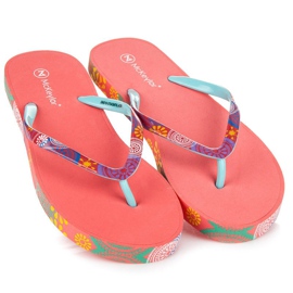 Mckeylor Chaussons Femme Corail rouge 1 Mckeylor Chaussons Femme Corail rouge 1