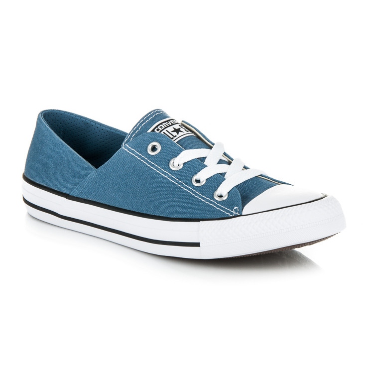 CONVERSE Chuck Taylor All Star Baskets en toile de couleur corail bleu 1