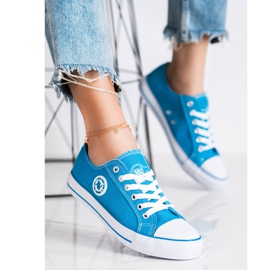 Baskets New Age bleu 1