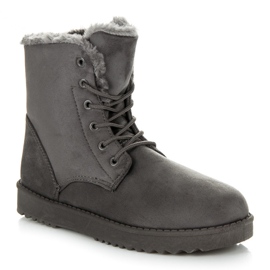 Seastar Trappeurs en suède gris 1