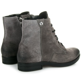 Vinceza Travailleurs du cuir gris 1