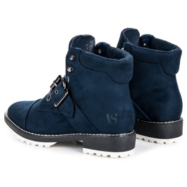 Vices New Collection Trappeurs en suède bleu 4