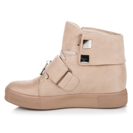Seastar Baskets compensées en daim brun 2