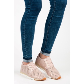 Kylie Baskets nouées à la mode rose 2