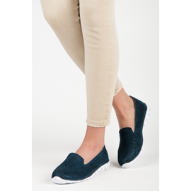 Vinceza Seigneurs de cuir ajouré bleu marin 2