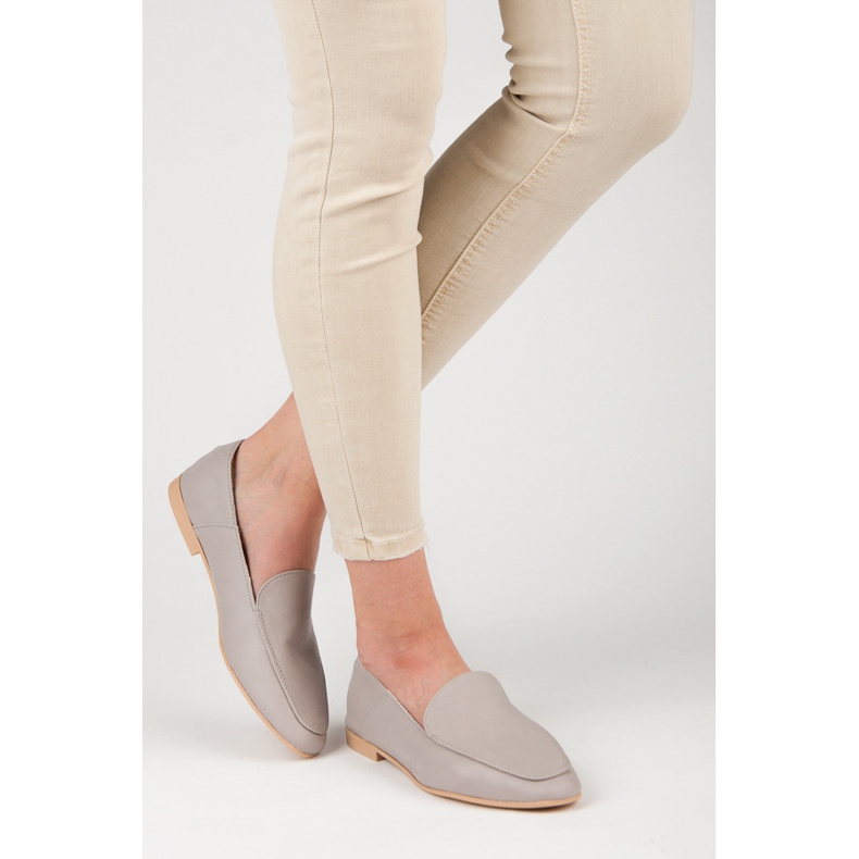 Mocassins classiques VICES gris 2