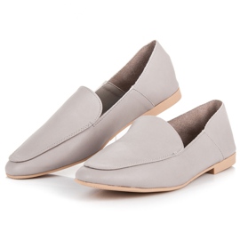 Mocassins classiques VICES gris 4