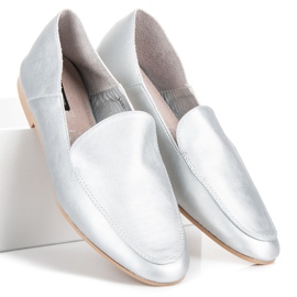 Mocassins classiques VICES gris 4