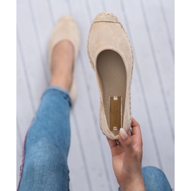 Marquiz Ballerines en daim brun 5