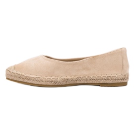 Marquiz Ballerines en daim brun 1