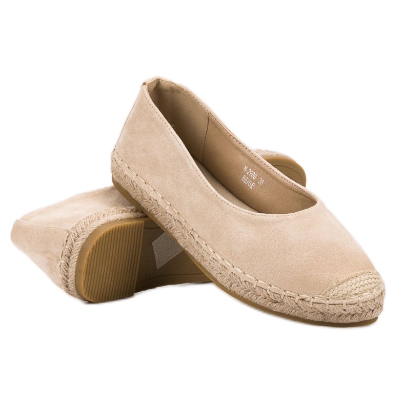 Marquiz Ballerines en daim brun 2
