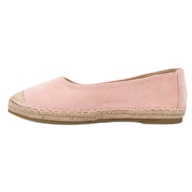Marquiz Ballerines en daim rose 3