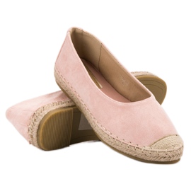 Marquiz Ballerines en daim rose 4