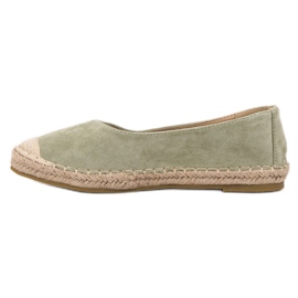 Marquiz Ballerines en daim vert 1