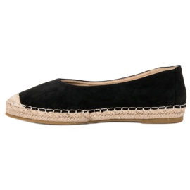 Marquiz Ballerines en daim le noir 1