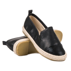 Bestelle Espadrilles à la mode noir 2