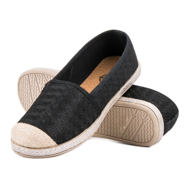 SHELOVET Slipons légers le noir 2