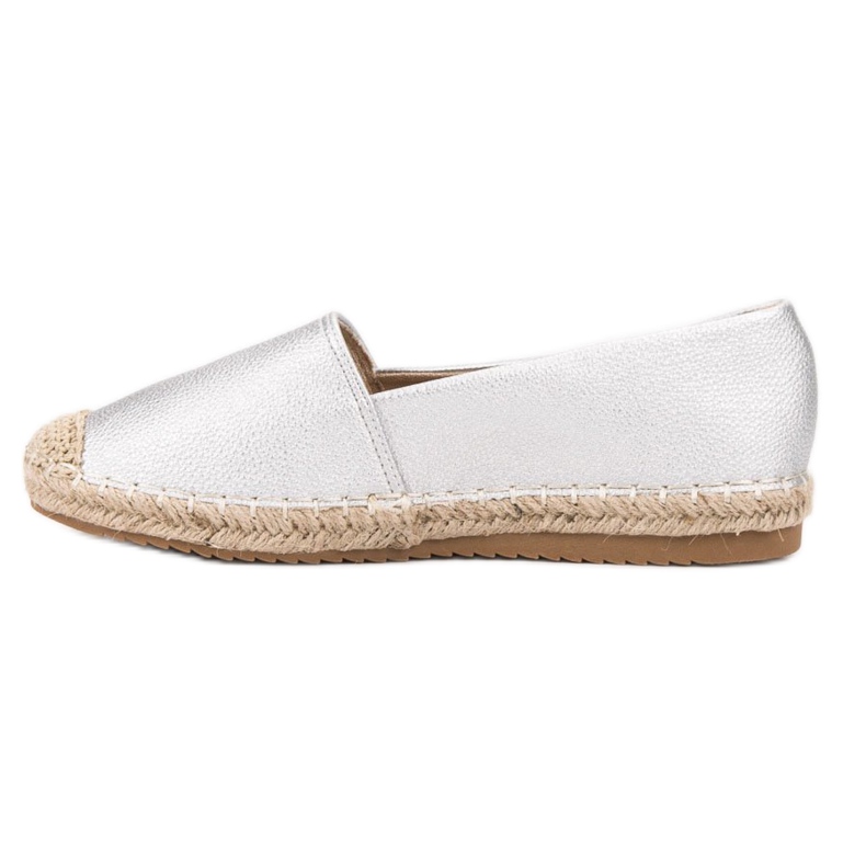 Primavera Espadrilles en argent gris 1 Primavera Espadrilles en argent gris 1