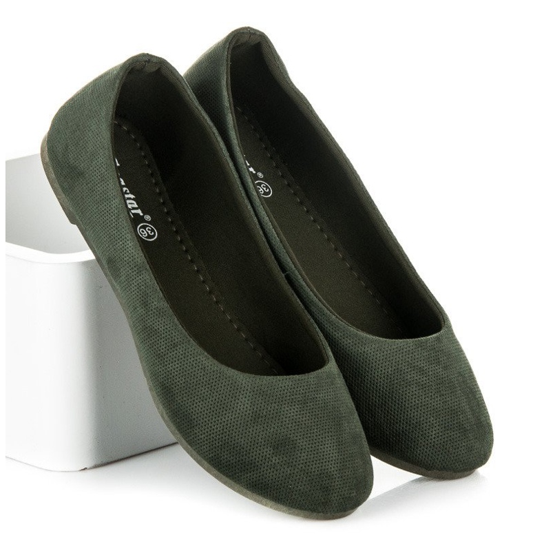 Seastar Ballerines confortables vert 1