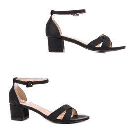 Sergio Todzi Sandales noires classiques le noir 1