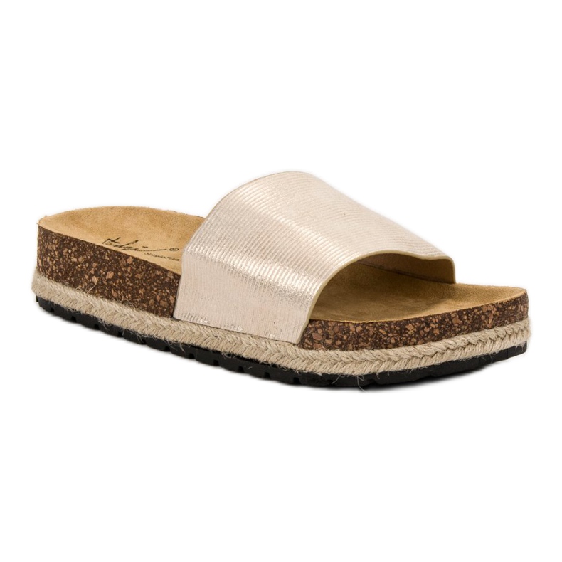 Sergio Todzi Pantoufles confortables pour femmes jaune 1