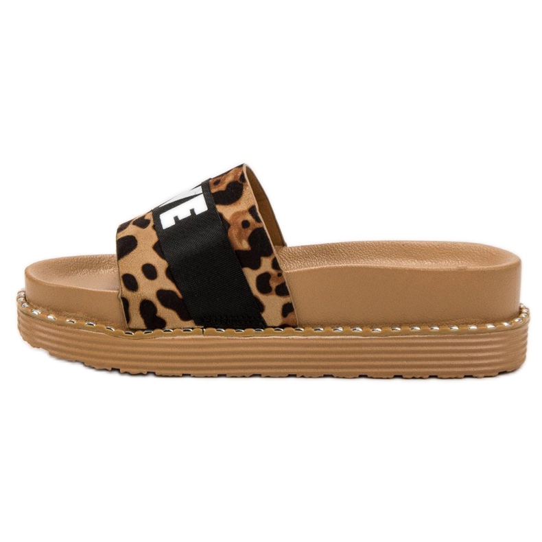 Erynn pantoufles en daim d'amour brun 2