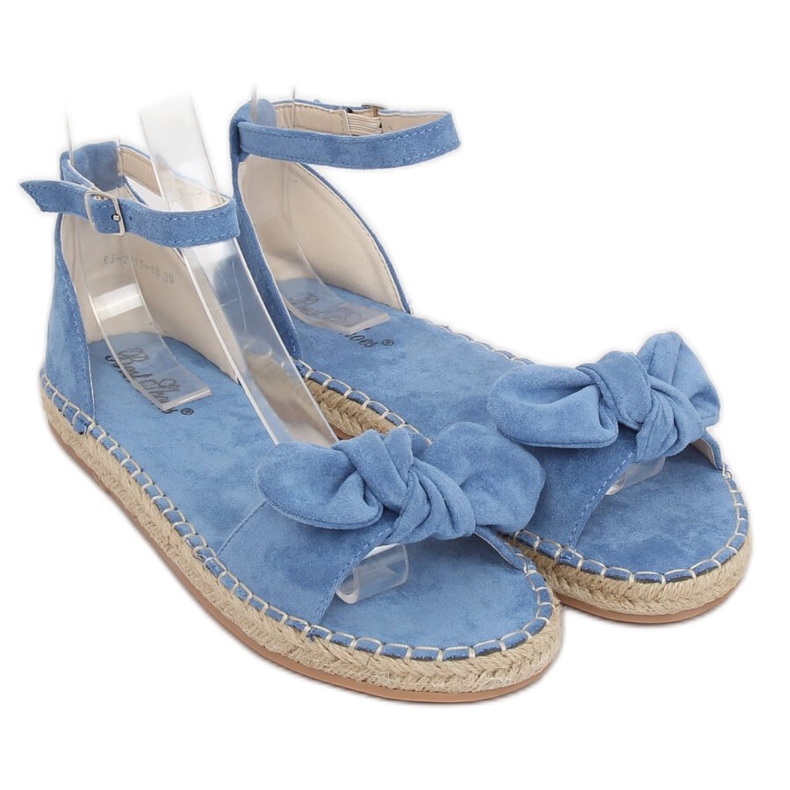 Sandales espadrilles bleues YJ-2M11-18 Bleu 1
