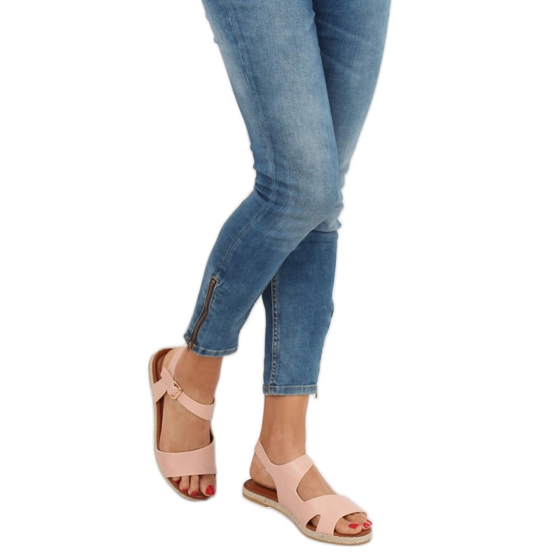 Sandales femme roses H-7 Rose 1