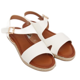 Sandales femme blanches H-7 Blanc 2