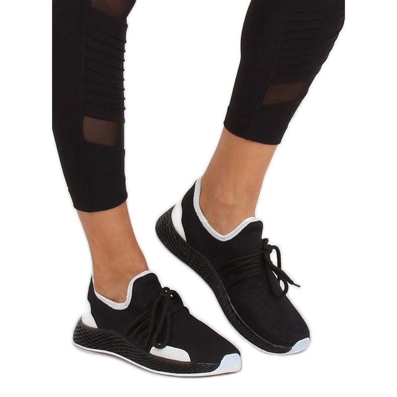 Chaussures de sport noires B-6851 Noir 2