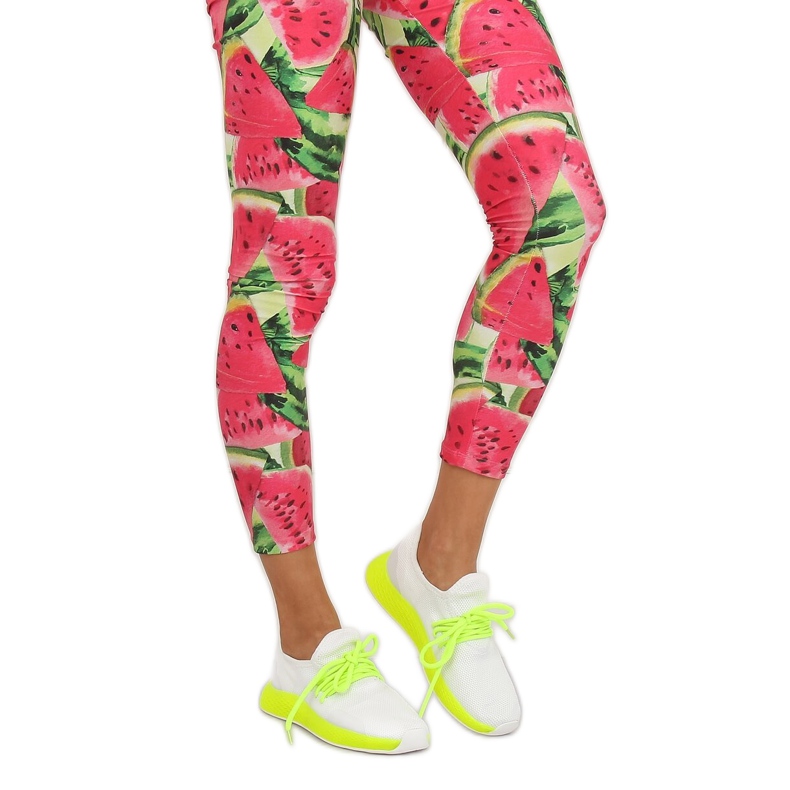 B-6851 Chaussures de sport jaunes blanches et jaunes 1