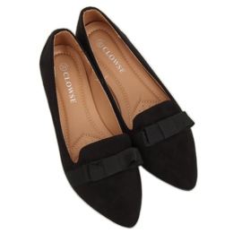 Ballerines femme noires 8F59 Noir 1