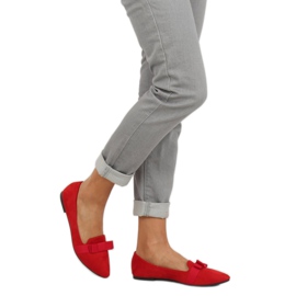 Ballerines femme rouges 8F59 Rouge 3
