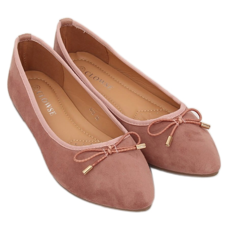 Ballerines à bouts d'amande rose 8F58 Rose 1 Ballerines à bouts d'amande rose 8F58 Rose 1