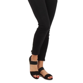 Espadrilles sandales noires 9R71 Noir le noir 2 Espadrilles sandales noires 9R71 Noir le noir 2