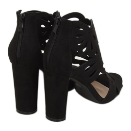 Bottines ajourées noires AT-0657-L Noir le noir 3