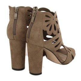 Bottes ajourées vertes AT-0657-L Vert multicolore 4
