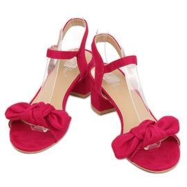Sandales à talons Fuchsia FH-3M22 Fuchsia rose 2