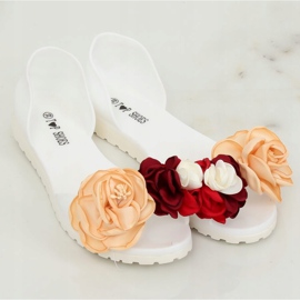 Ballerines Meliski blanches W-13 Blanc 3