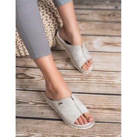 Goodin Chaussons dorés brun jaune 5